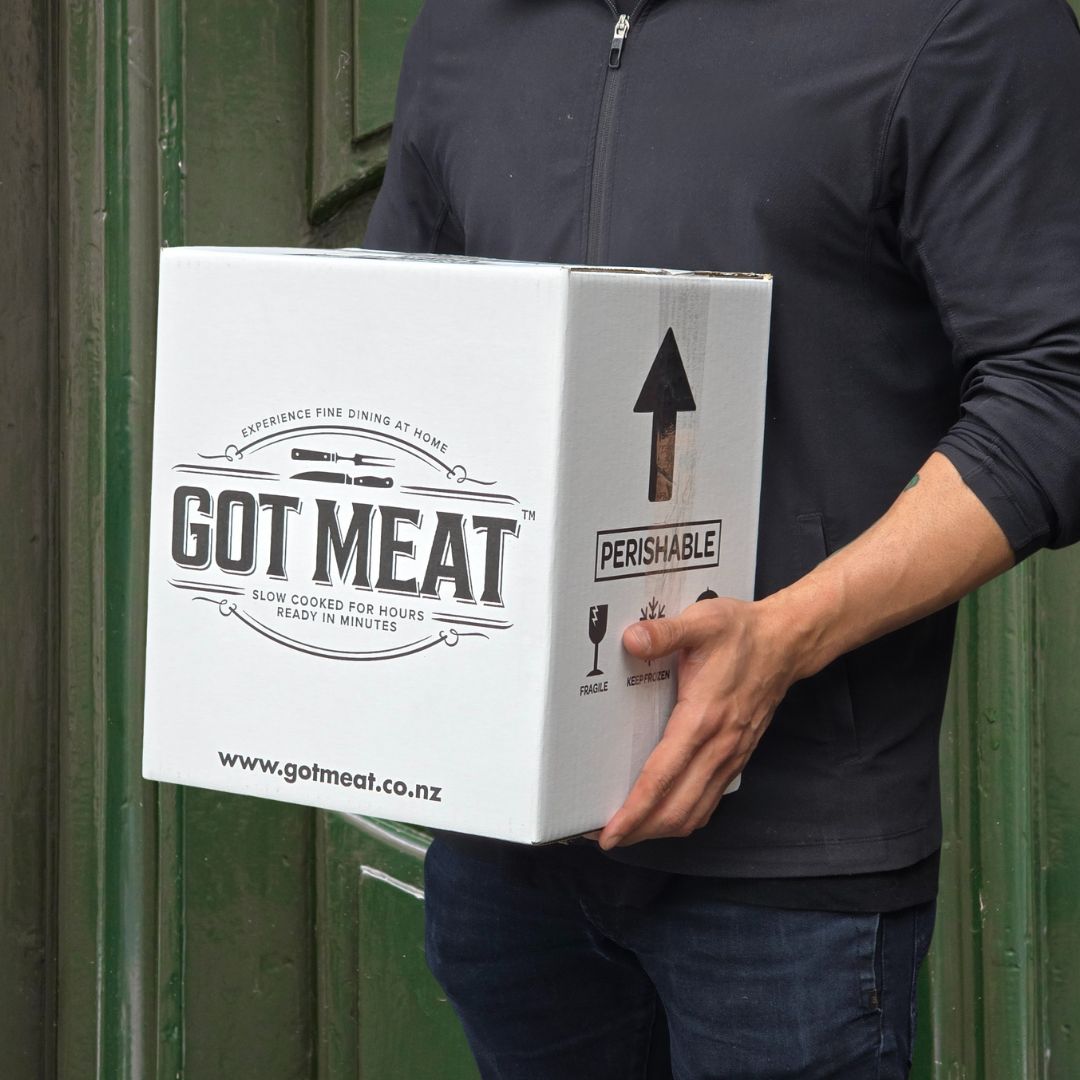 Buy online GOT MEAT online and Experience Fine Dining At Home with delivered meat box NZ Wide Delivery.